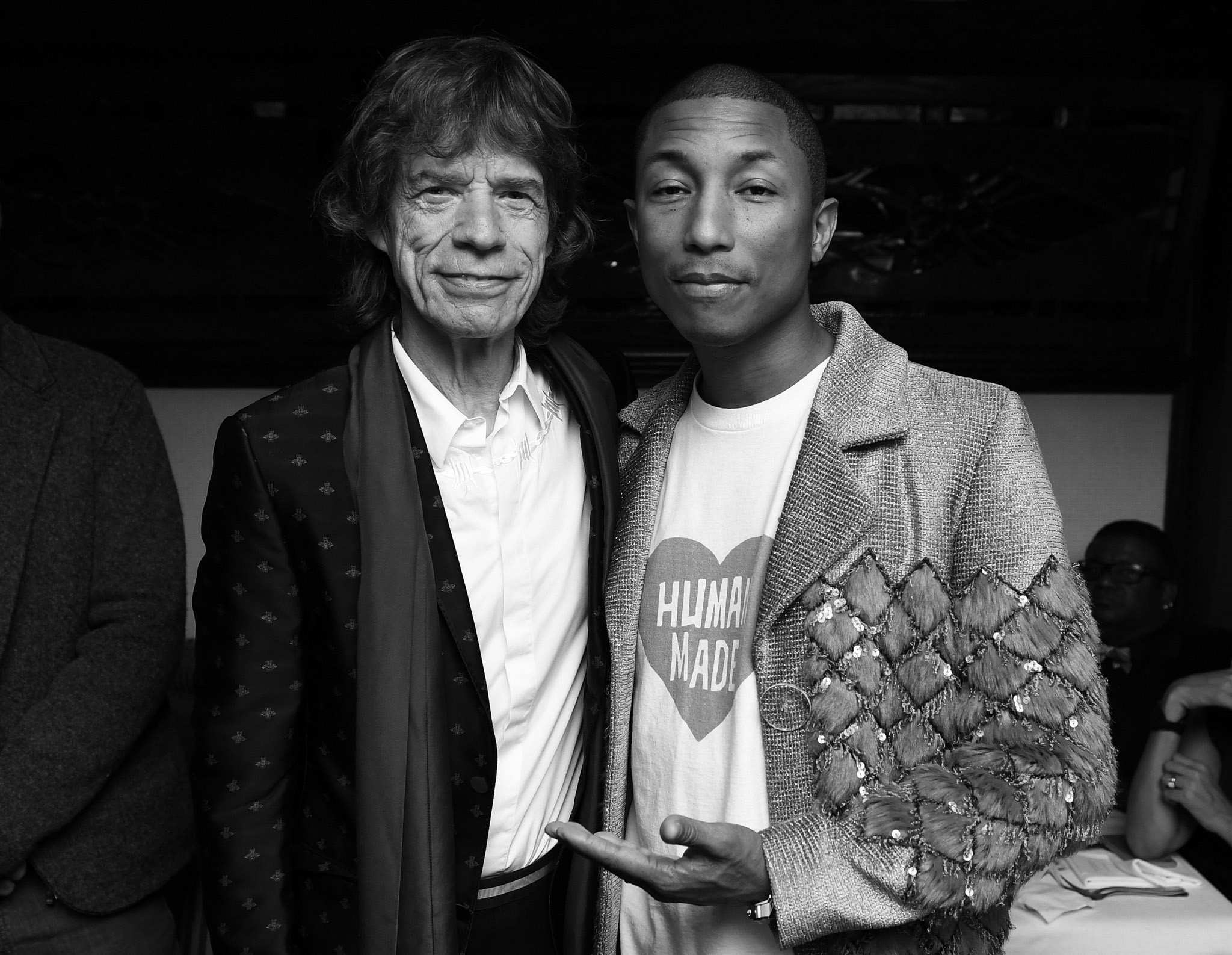 <p>Charles Finch &amp; CHANEL The Night Before. Mick Jagger + Pharrell Williams</p>